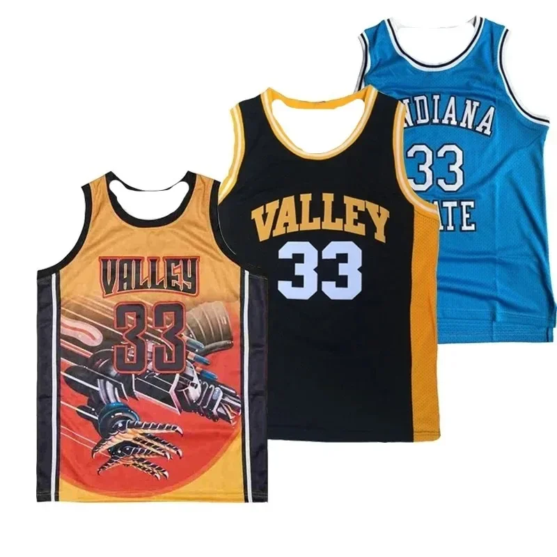 2024 Basketball Jerseys Valley Alternate High School 33 Bird Top Children Vest Student T Shirt Kids Men Tee Train Boys Clothes