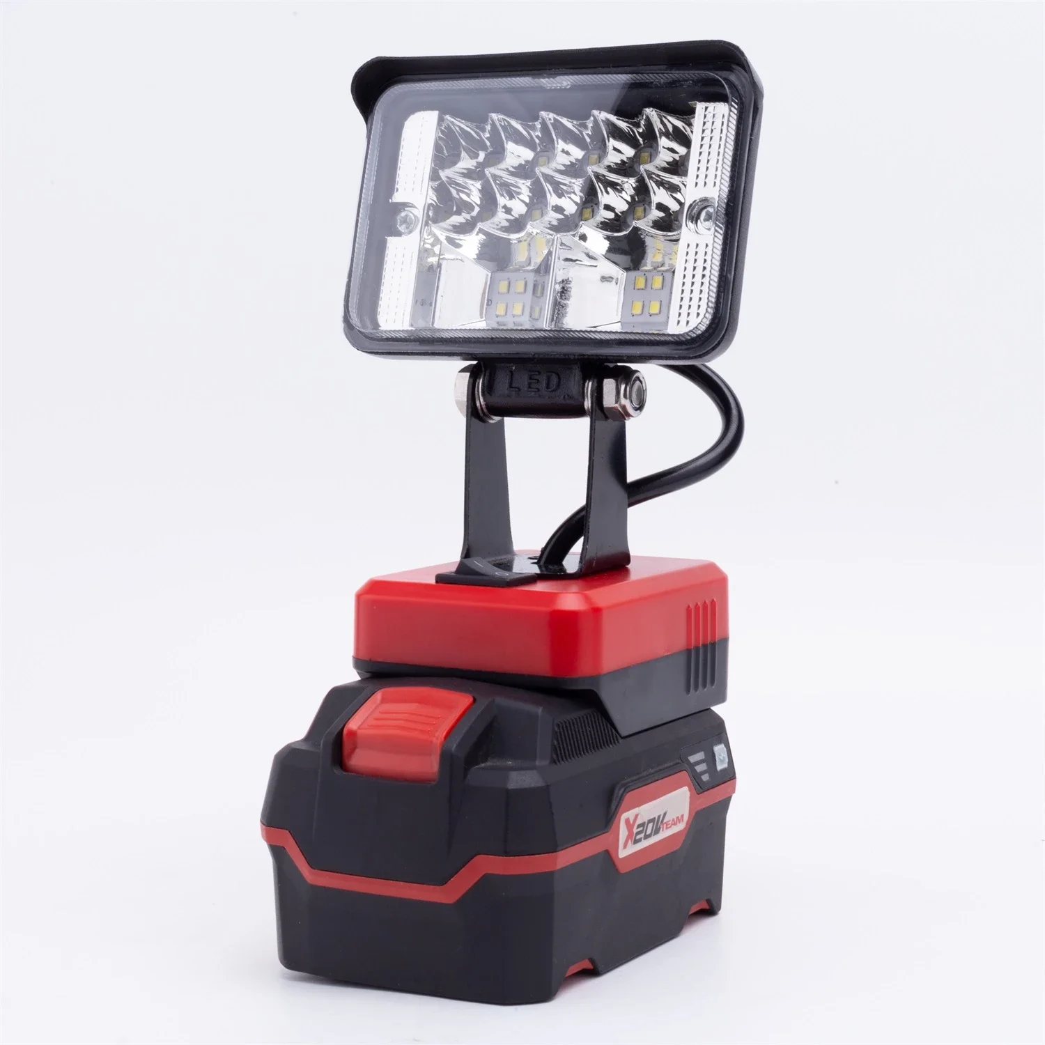 Voor Lidl Parkside X20V Li-ion batterij Draagbare werklamp met USB outdoor camping gereedschapslamp draadloze draagbare lantaarn