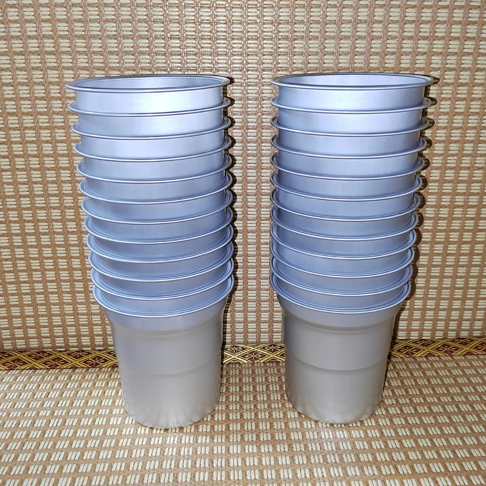 Chill Aluminum Cups 16OZ Cool touch Technology 100% Recycled Lightweight & Durable Food Grade Safe Material BPA Free Cup 24PCS