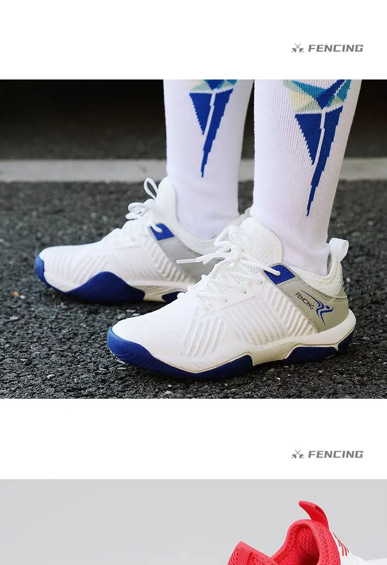 Nowe męskie buty tenisowe 2023 Oddychające buty tenisowe Damskie szybko sznurowane buty sportowe Duże rozmiary 35-46 Buty do badmintona