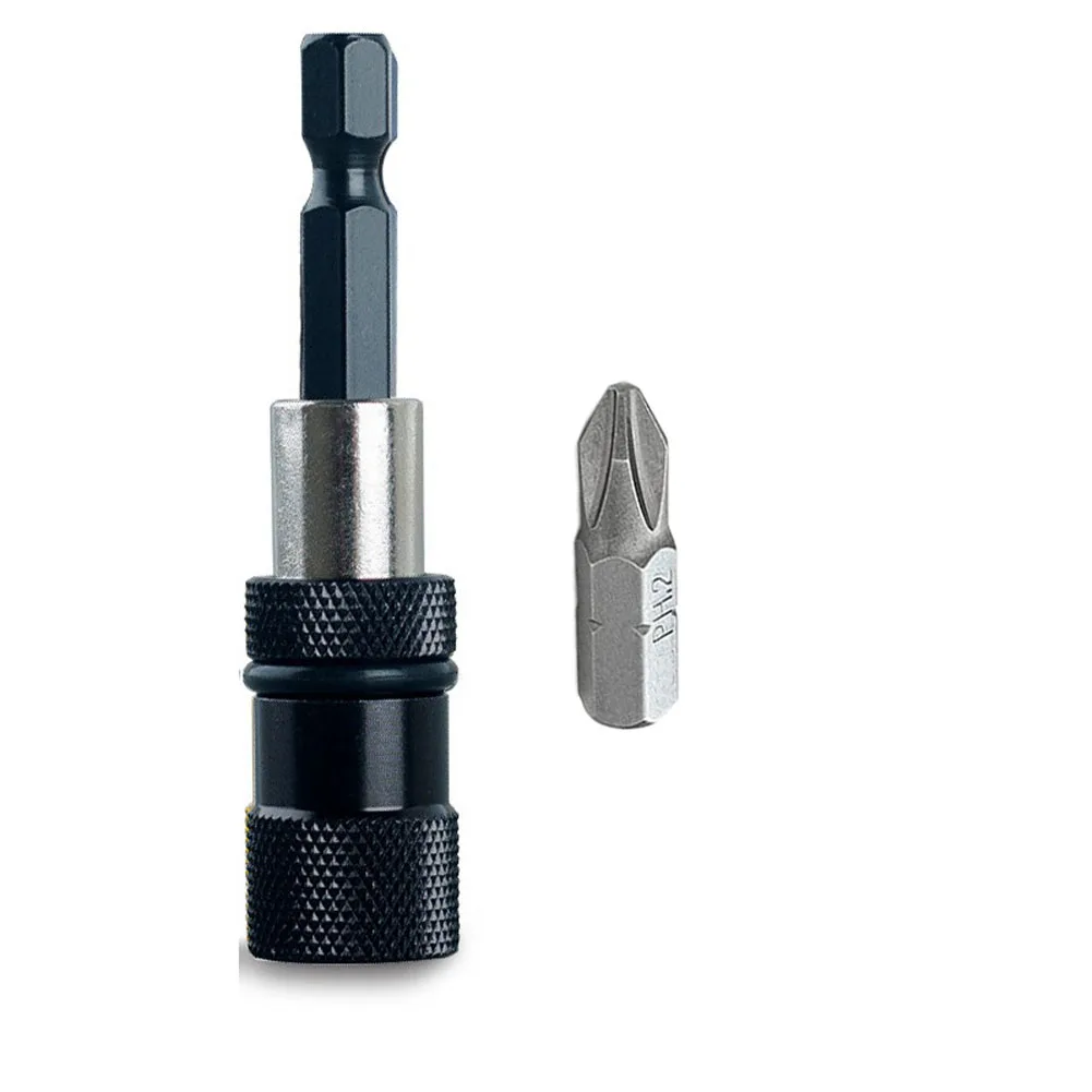 DIY Projects Approx. 60mm X 14mm Electric Screwdriver Bit Versatile Use 1 4 Inch Compatibility Adjustable Depth