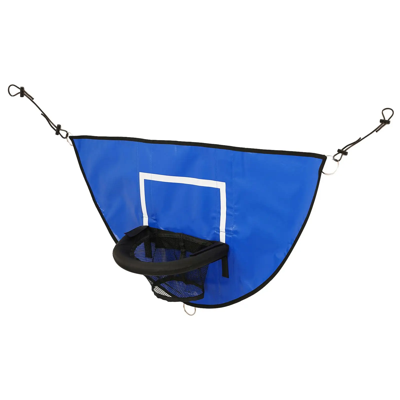 

Basketball Hoop Attachment for Trampoline Replacement Trim Basketball Training with Net for All Ages Garden Outdoor Sports Kids