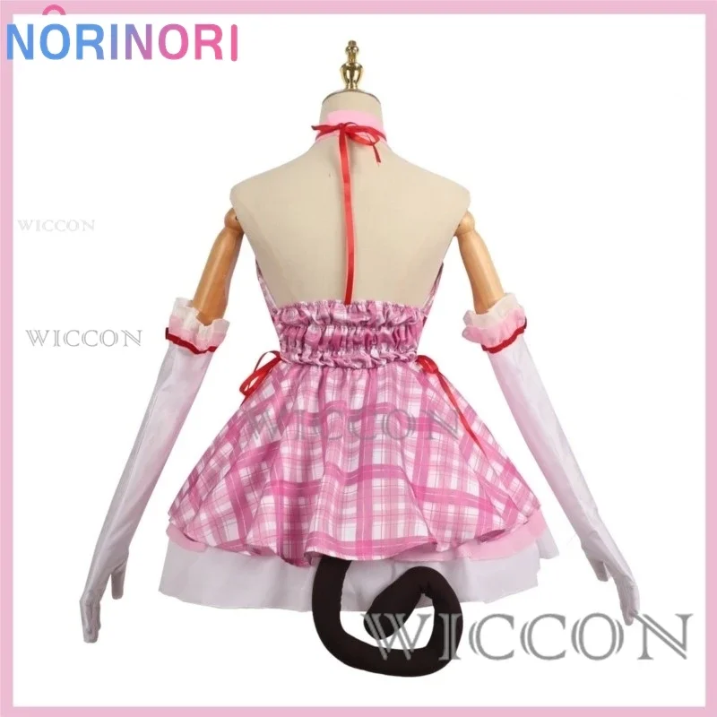 Juego de Anime Nekopa Vanilla Chocola disfraz de Cosplay Nekomimi Paradise peluca estampado traje de sirvienta mujer Sexy traje de Carnaval Kawaii