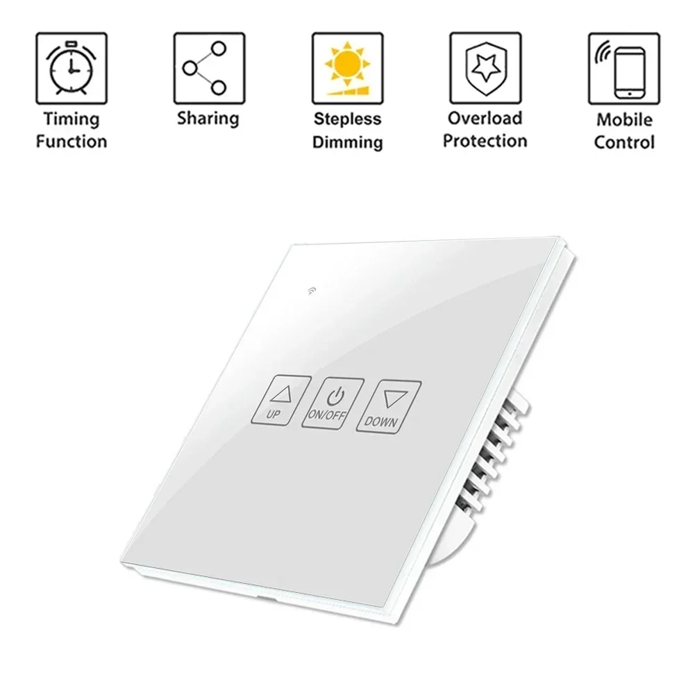 

Окружающее освещение 86*86 мм, диммер, регулировка яркости, настраиваемая яркость, пылезащитный дизайн для умного дома