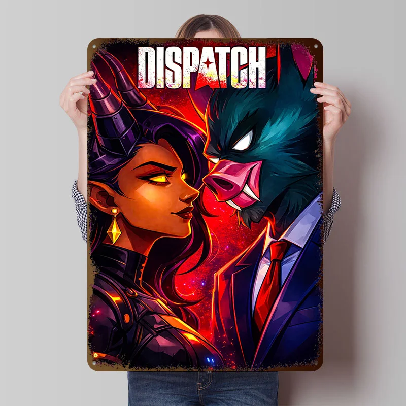 Dispatch: Devil and Beast in Standoff Poster Customized Vintage Metal Signs Wall Art Retro Tin Plaque for Decor Room House Home