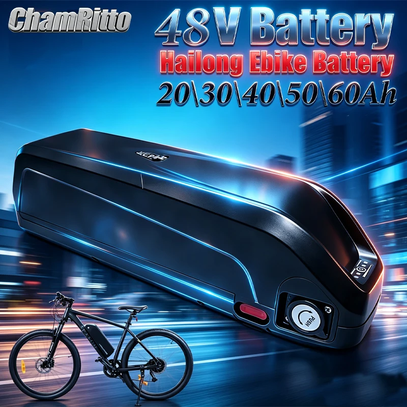 

Hailong 36 52 60 72v 48v 20ah 24 30ah 40ah 50ah 60ah Batterie Velo Electrique Ebike Bateria Cham-rider Akumulator 2000w Battery