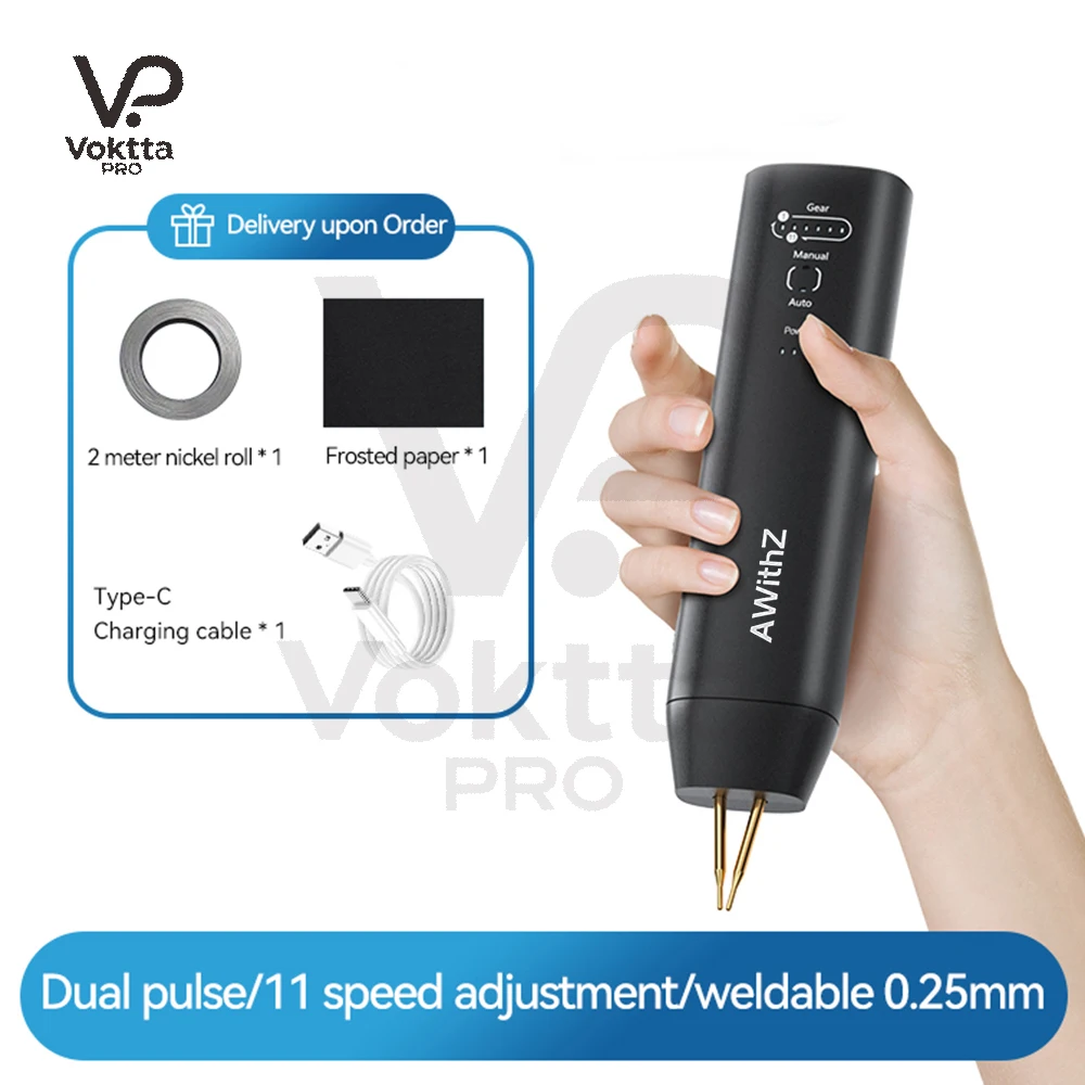 

18650 Battery Welding Nickel Sheets Battery Welding Pen Automatic Battery Spot Welder 11 Gears Portable Spot Welding Machine