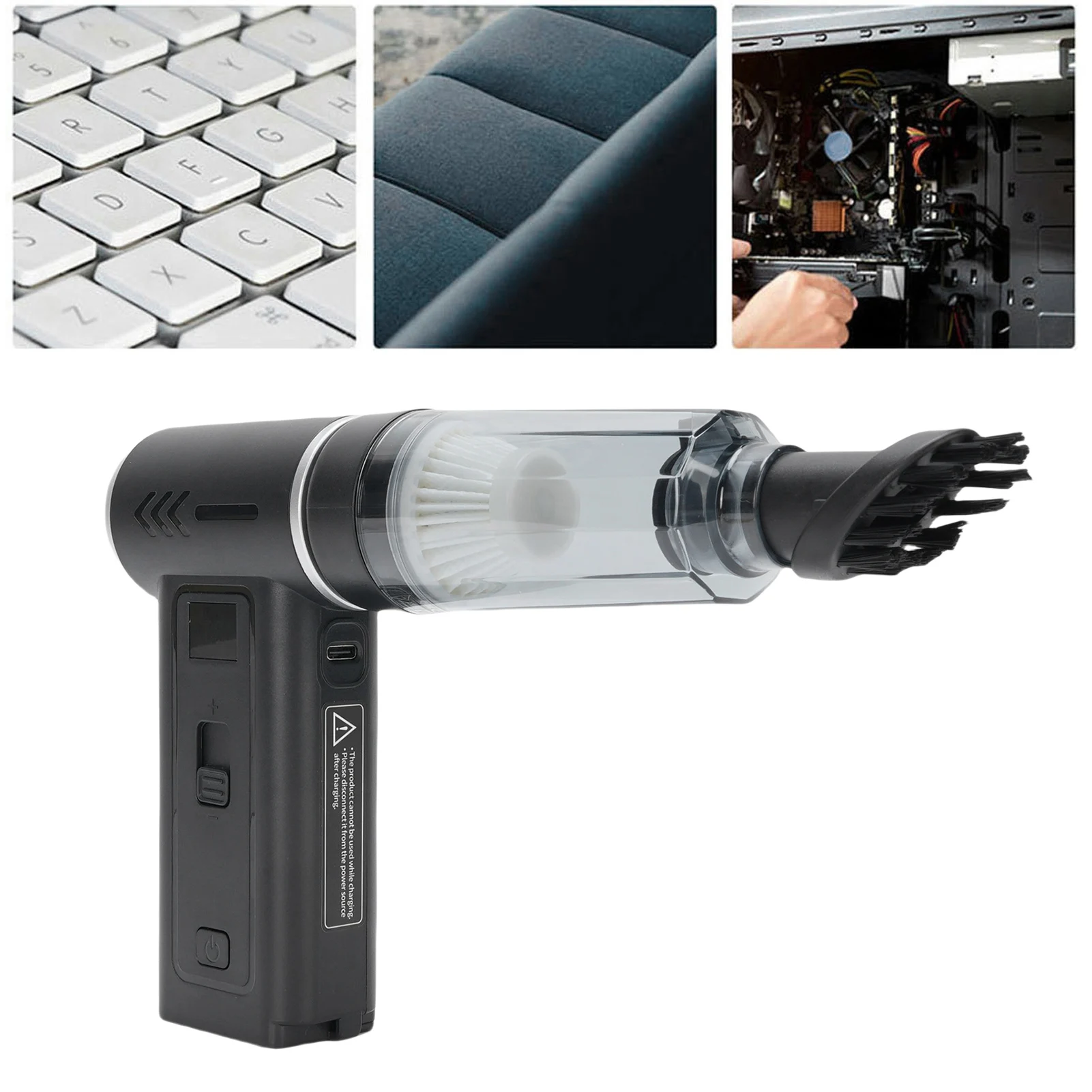 Espanador de ar elétrico 130000 rpm soprador de poeira de alta velocidade display digital 1 a 100 engrenagens ventilador de jato de regulação de velocidade contínua