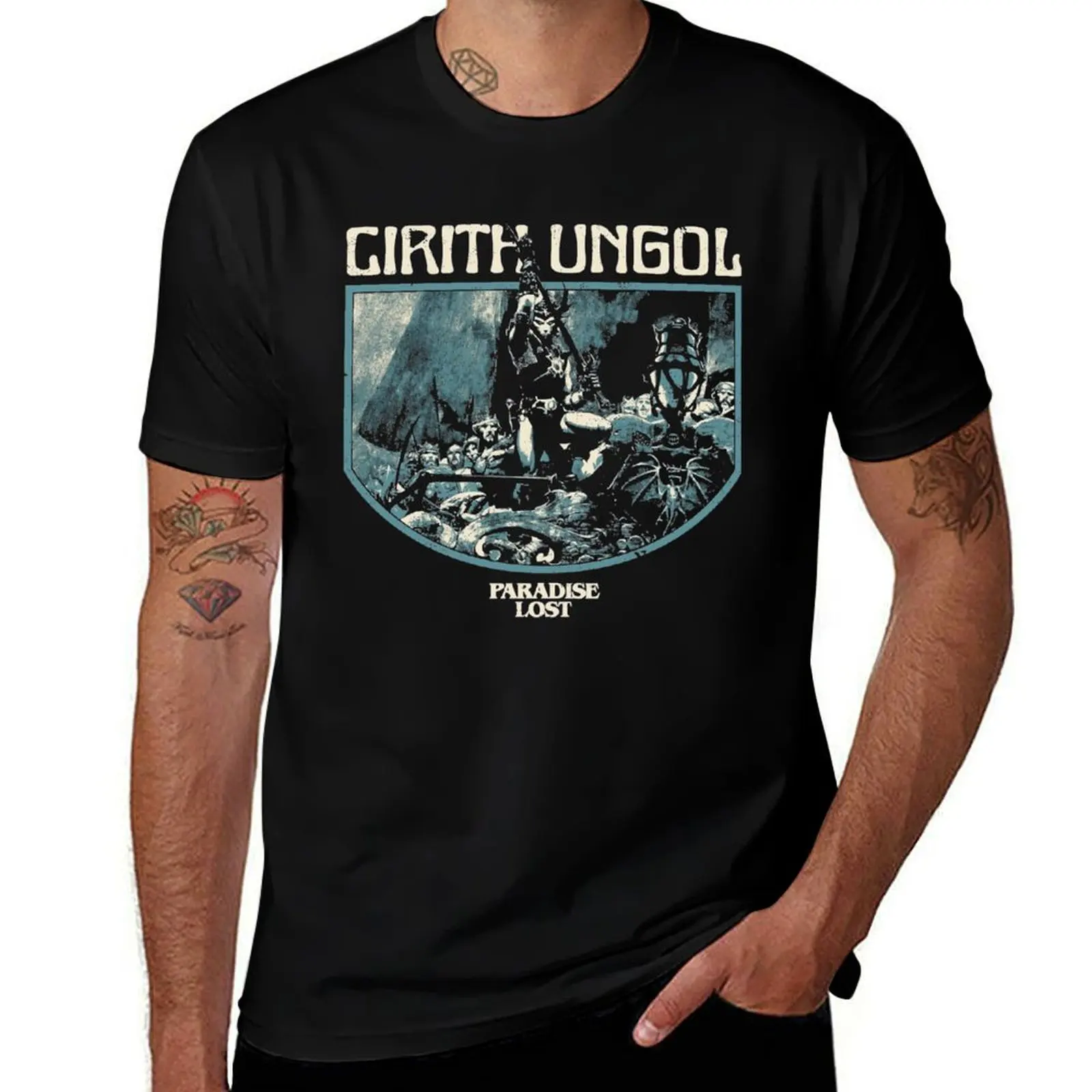 

CIRITH UNGOL T-Shirt Trendy Print Short Sleeve T-Shirt