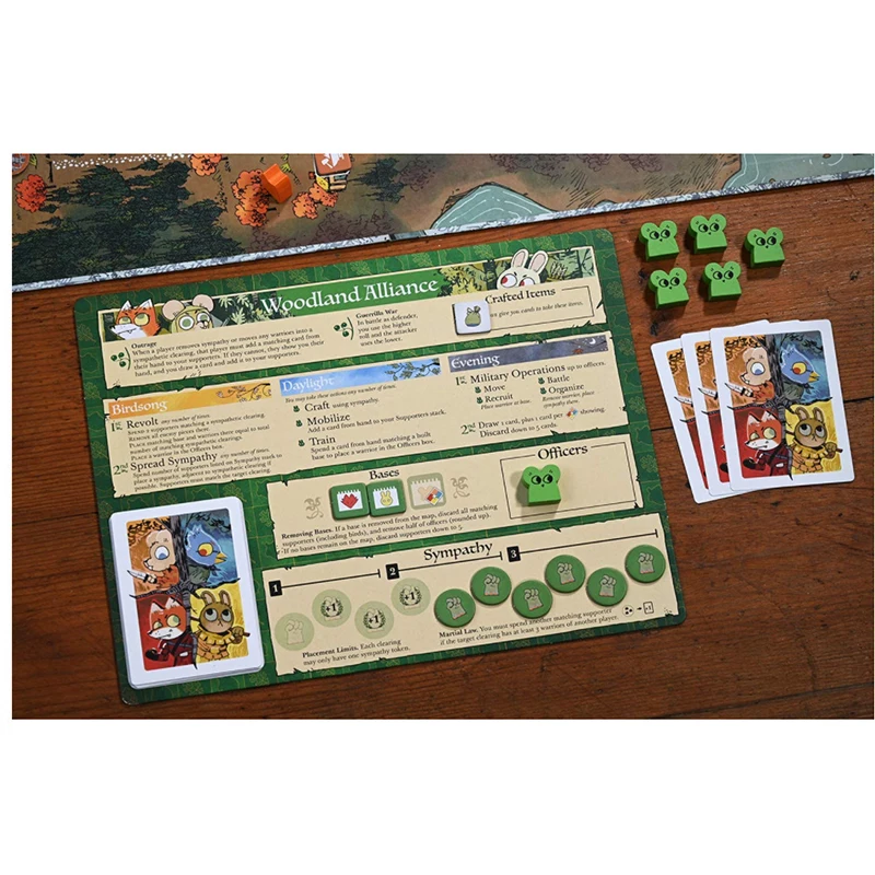 All English Leder Games Root board gamesThe Riverfolk Expansion card games Root card games 2-8 friends Party games