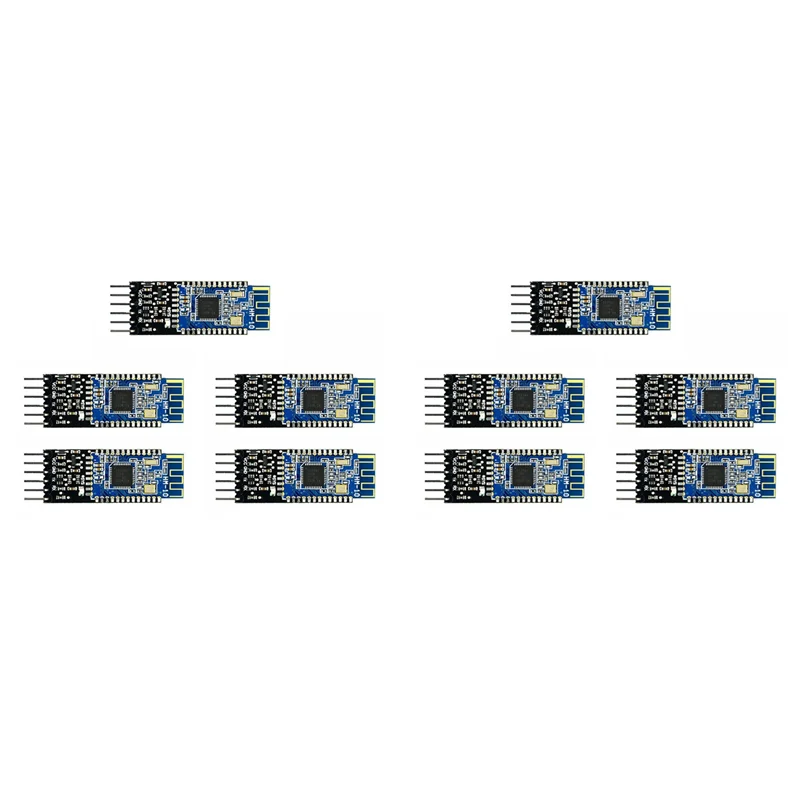 

10X HM-10 Модуль Bluetooth 4.0 с прозрачным последовательным портом и переводчиком логического уровня, последовательный беспроводной модуль-A98U