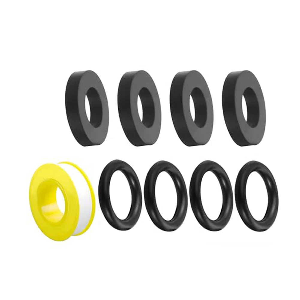 Propane Gaskets Grill Connector Rings Propane Tank Gaskets Oil System Compatible Natural Gas Suitable Soft Rubber Material