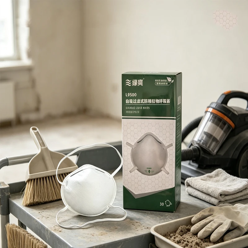 KN95 Cup Type Head Mounted Mask Self-priming Filter Anti Particle Respirator Dust Mask Protective Mask Adult Disposable Maskes
