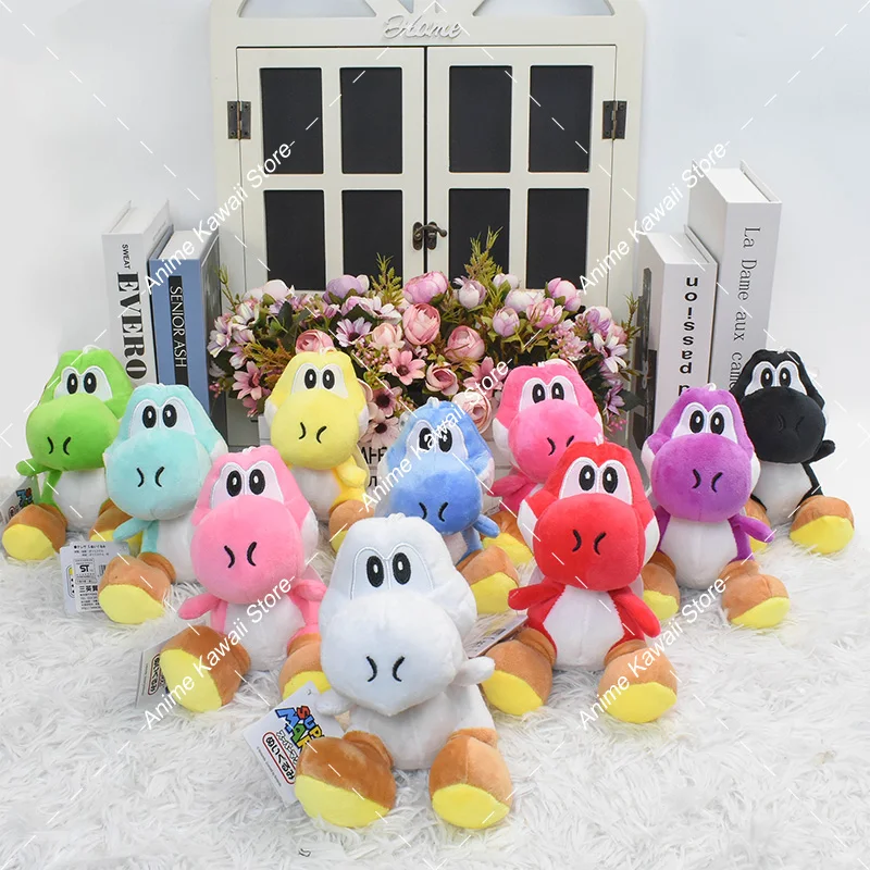 14 Styles Mario Bros Yoshi Dragon Egg Soft Plush Toys Cute Anime Figure Stuffed Animals Peluche Dolls Festivals Gift Kids Adults