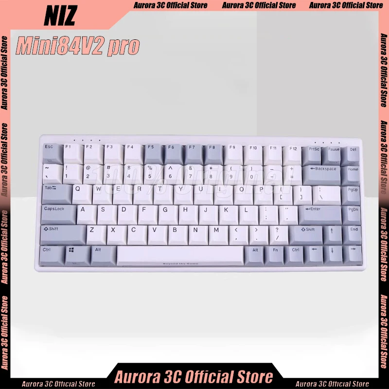 

Niz Mini84v2 Pro Mechanical Keyboard Gaming Keyboard Wired Keyboard Single Mode 84keys PBT keycaps Custom Esports Gamer Keyboard