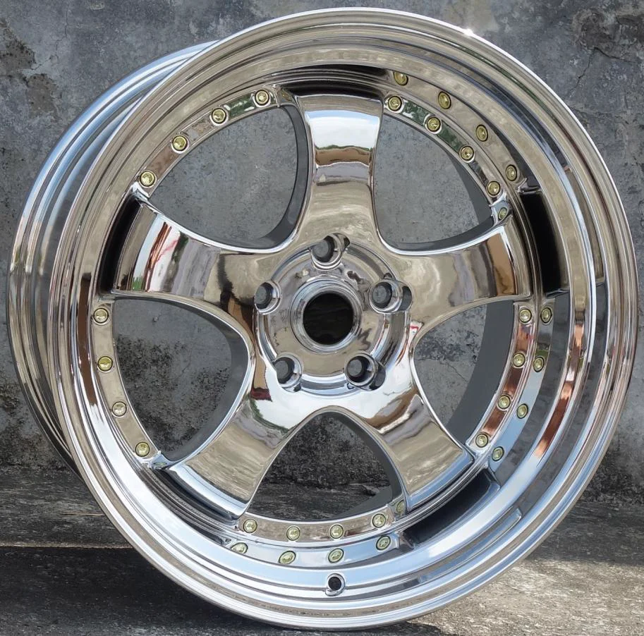 

AACWR Work Chrome 17 Inch 5x100 Car Wheel Rims Fit For Volkswagen Polo Golf Toyota GT 86 Corolla Seat Ibiza Subaru Outback