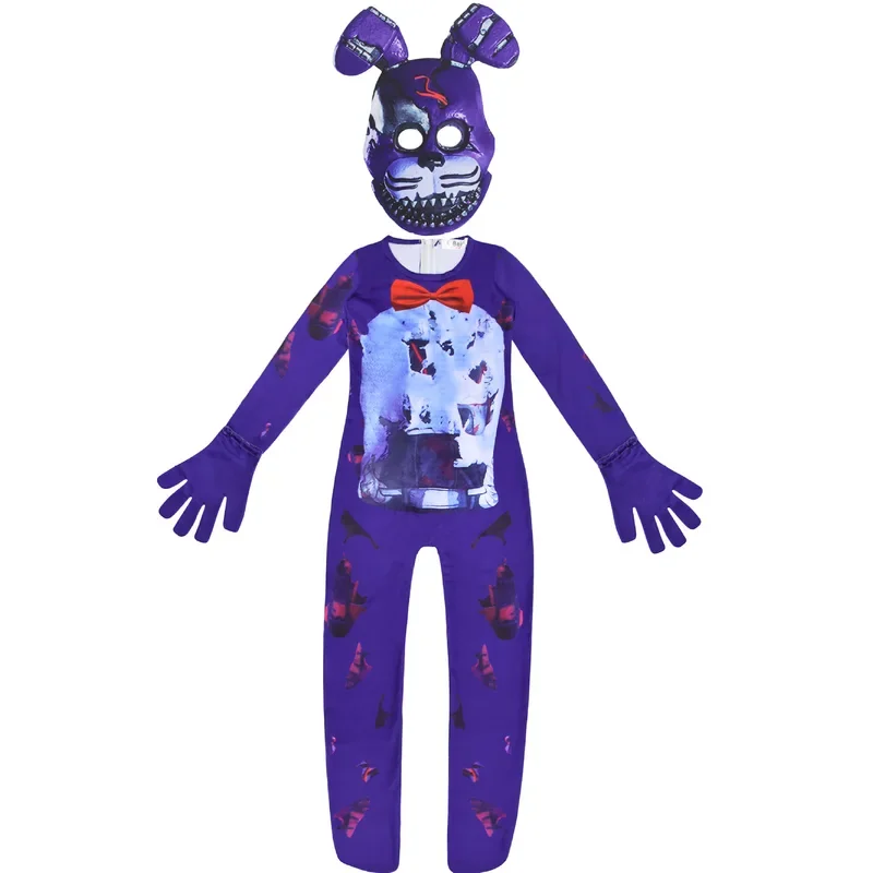 2025 New Animation Fancy Halloween Five Nights At Fridy's Cosplay Costume Children MaiYaCa Fnaf Freddy Jumpsuit Anime Chr RQR67