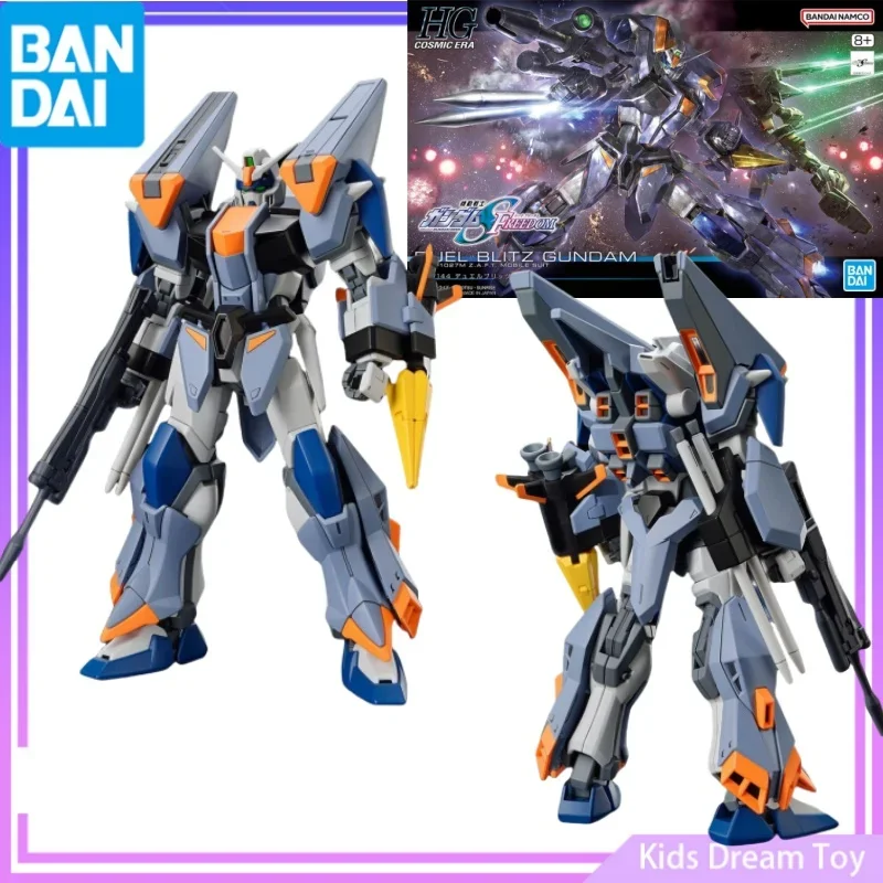 

Bandai in Stock Original HGCE 1/144 GUNDAM Anime Figures DUEL BLITZ GUNDAM Action Figures Toys Collectible Model Gifts for Kids