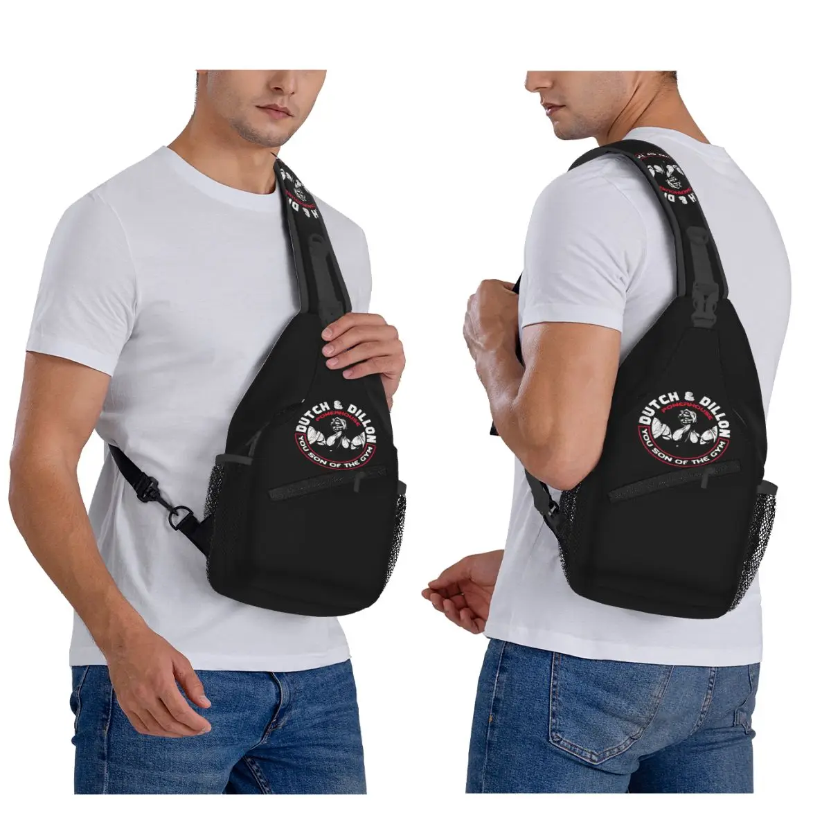 

Голландский и Dillon Powerhouse, спортивная нагрудная сумка, мужской рюкзак через плечо на слинге, нагрудная сумка, дорожный походный рюкзак, сумка на плечо