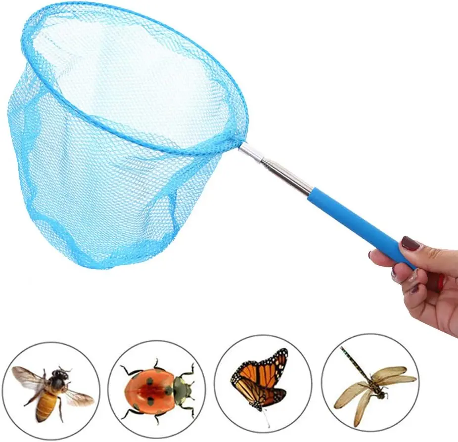 

Telescopic Swimming Pool Net Rake Clear Cleaner Scoop Leaf Stainless Steel Skimmer Mesh Frame Kids Outdoor Fish Nett