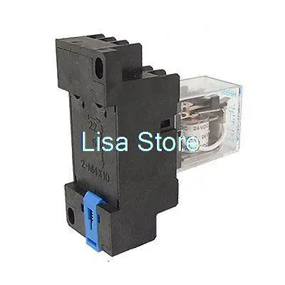 HH53P DC 12V Coil 5A Power Relay 11 Pin 3PDT 3 NO 3 NC w Socket