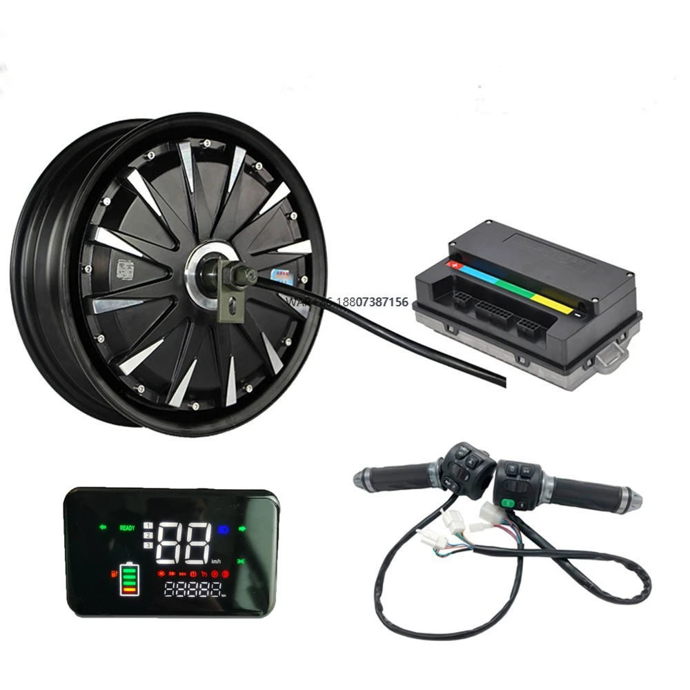 

Electric Hub Motor 12x3.5inch 2000W 72V Hub Motor Controller Kits for E-Scooter