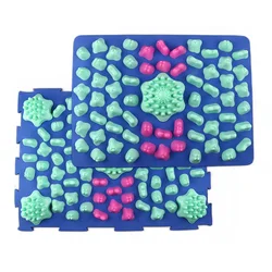 Professional Durable Finger Pressure Plate Reflexology Foot Massage Pad Toe Pressure Blood Circulation Plate Mat For Massager
