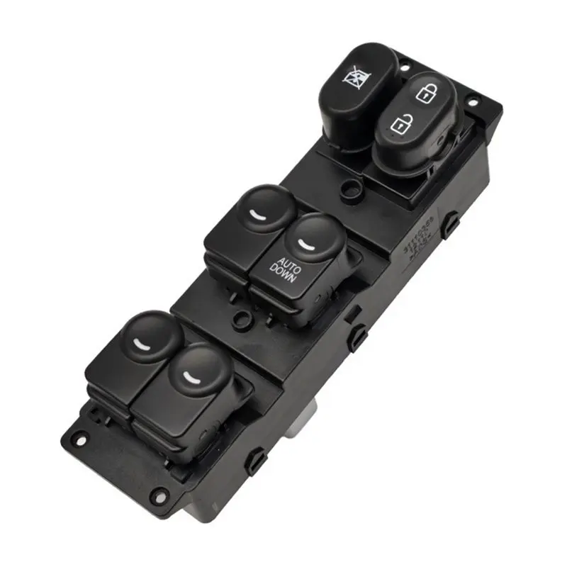 A58X-RHD Left Front Window Control Lift Switch 93570-1V611MA1 14Pin For Hyuandai Kia Accent India Power Window Main Switch