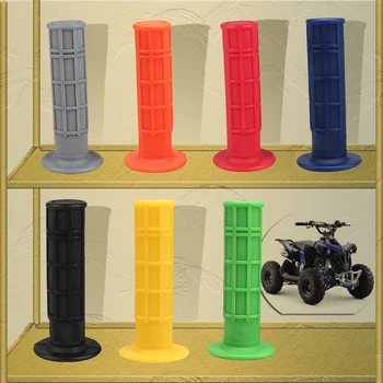 22 mm linke und rechte Lenkergriffe Universal Motorrad 7/8 Zoll 22 mm Griffe langlebiger Gummi-Lenker ATV Quad Motocross-Zubehör