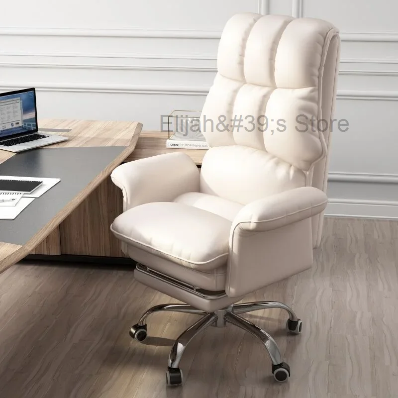 Computer Chair Girl Cute and Comfortable Backrest Office Chair Lift Swivel Chair Lazy Net Celebrity Anchor Chair