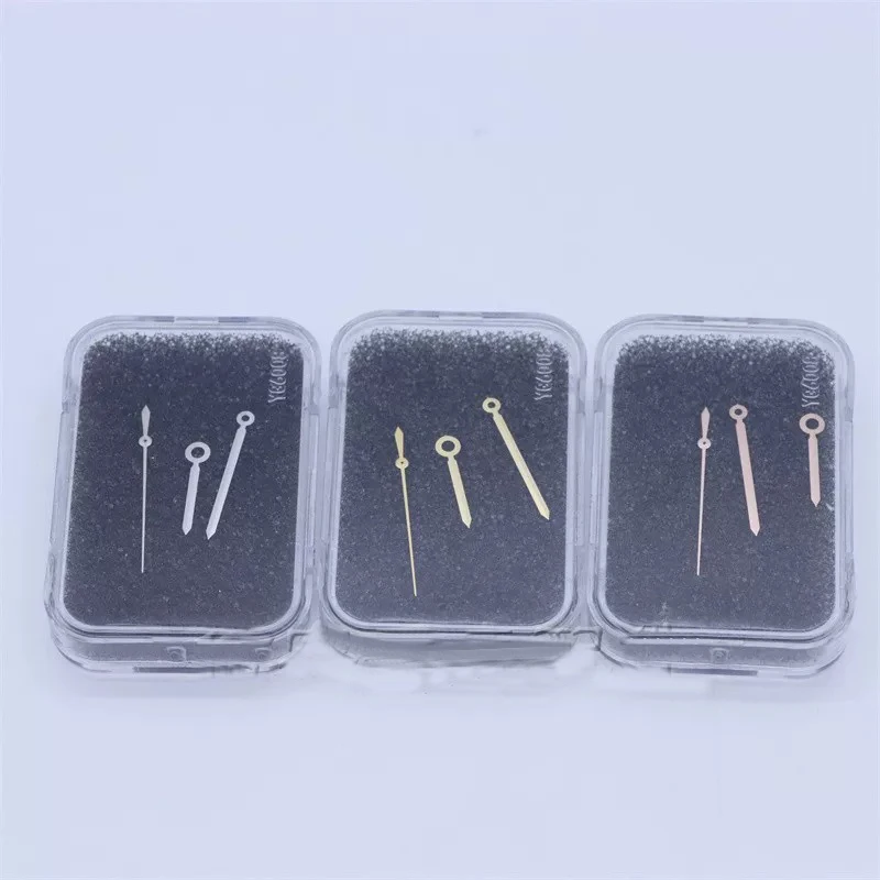 Replacement Men's Sleek Style Watch Hands 3 Hands Set Compatible with Caliber 2824-2 Movement Mechanical Watch Repair Parts