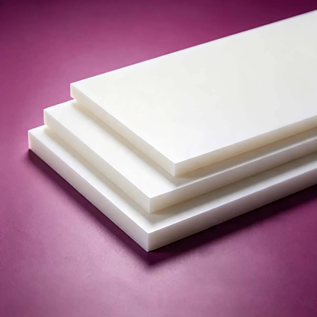 White Rigid Plastic Sheet PP PVC PE Nylon Plate Partition Board Custom Cuttable