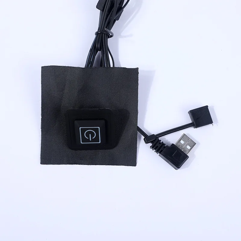 Parche de calefacción de ropa de pasta caliente USB calentador eléctrico, pegatina de aislamiento térmico, artefacto a prueba de frío, dispositivo auxiliar para invierno