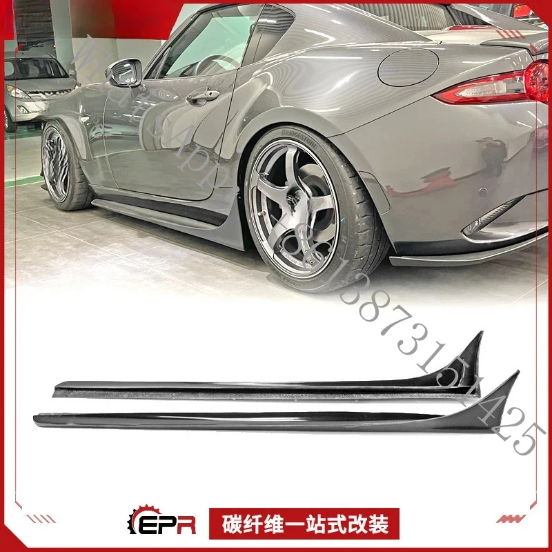 Suitable MX5 ND Miata 2026 GV Style Side Skirts Kit – Carbon Fiber Small Surround, Side Scoops & Skirt Edges