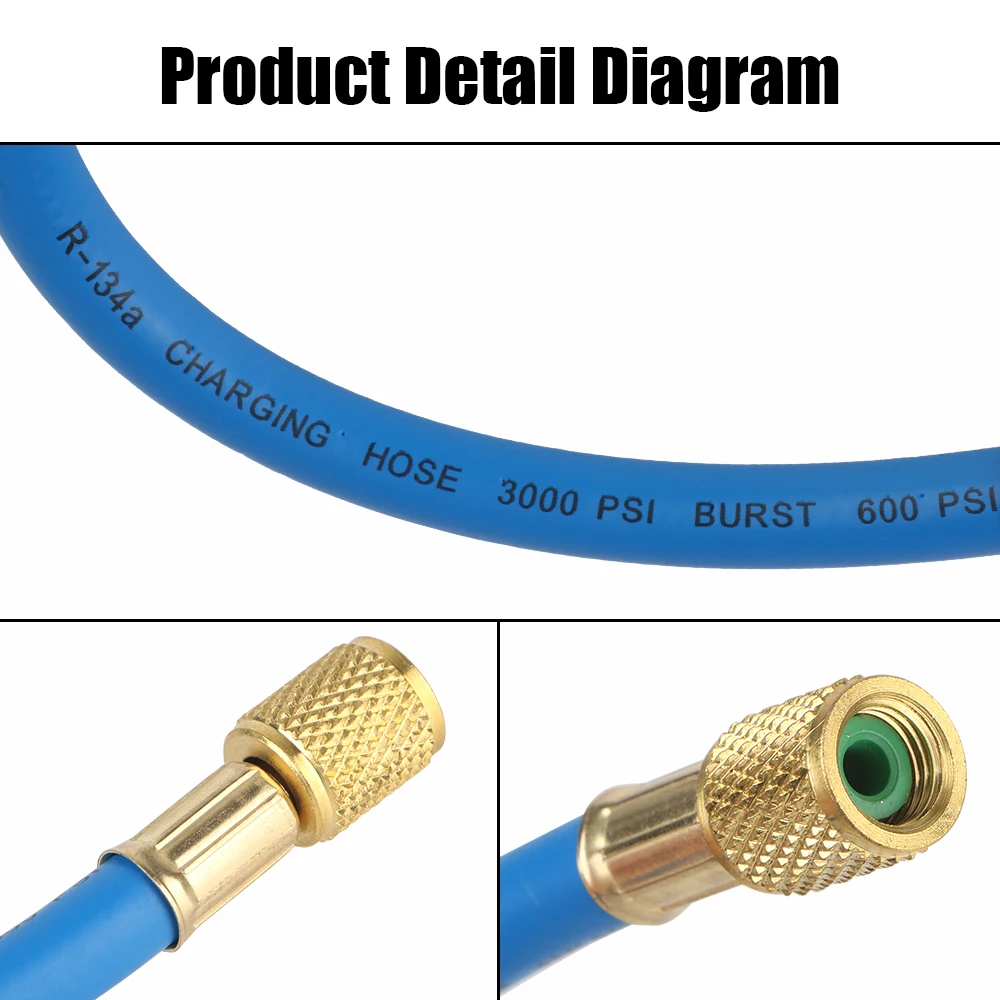 Tube Refrigerant Charging Hose Reparing Tools R134A  AC Hose Car Air Conditioning Refrigerant Recharge Hose Car Accessories