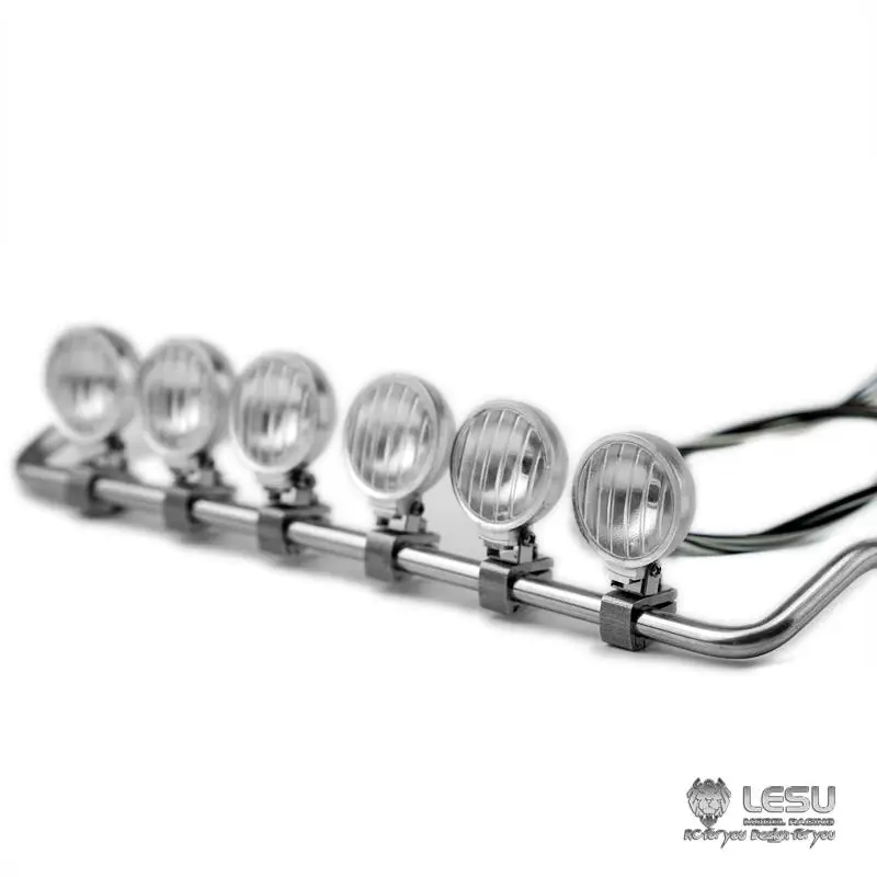 LESU 1/14 Tamiya tractor R470 R620 truck high top LED spotlight metal ceiling light S-1247-A