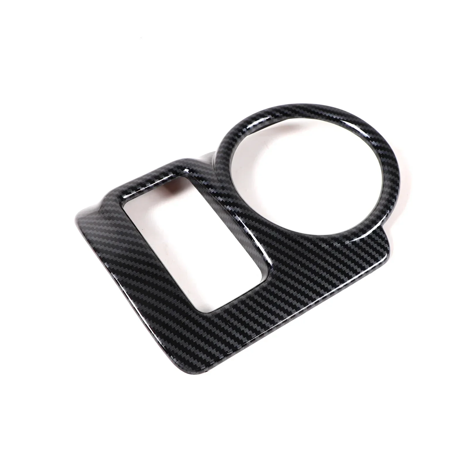 

1PCs ABS carbon fiber For Nissan 370Z 2009-2020 Car styling center water cup frame sticker car interior protection accessories