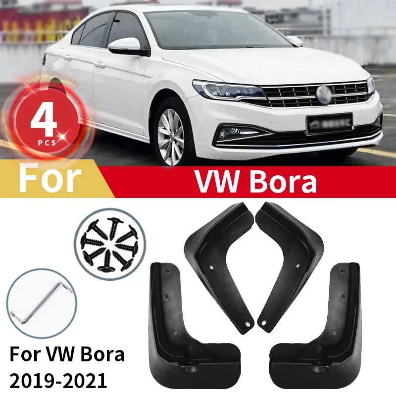 

For VW Volkswagen Bora 2019 2020 2021 Mudguards Mud Flaps Guards Cover Front Rear Fender Mudflaps Protectors Car Accessories