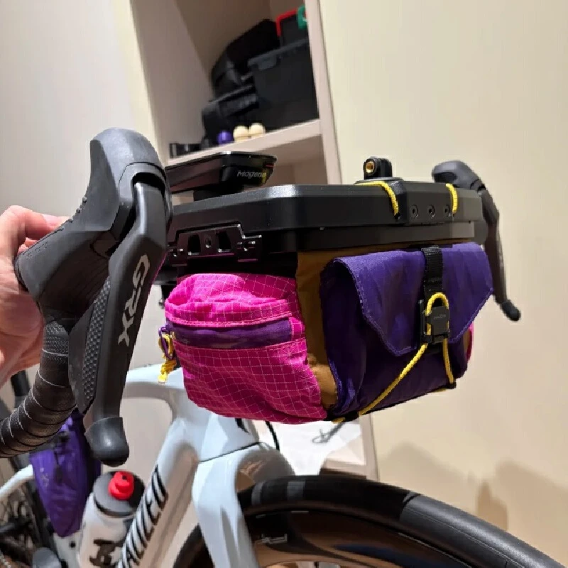 Rhinowalk X Gearhub Universal Bicycle Handbag 3.3l Space Station Design Bicycle Front Bag Multi Functional Highway Mountain Bike