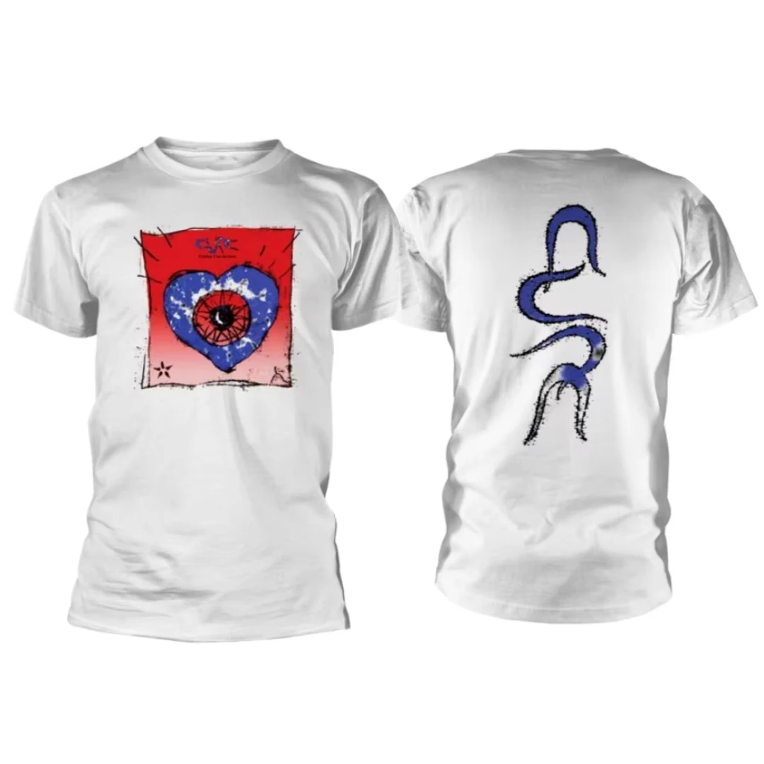 2026 The Cure Pornography Inspiration Print T-Shirt - Classic Rock Band - Casual Daily T-Shirt for Men an