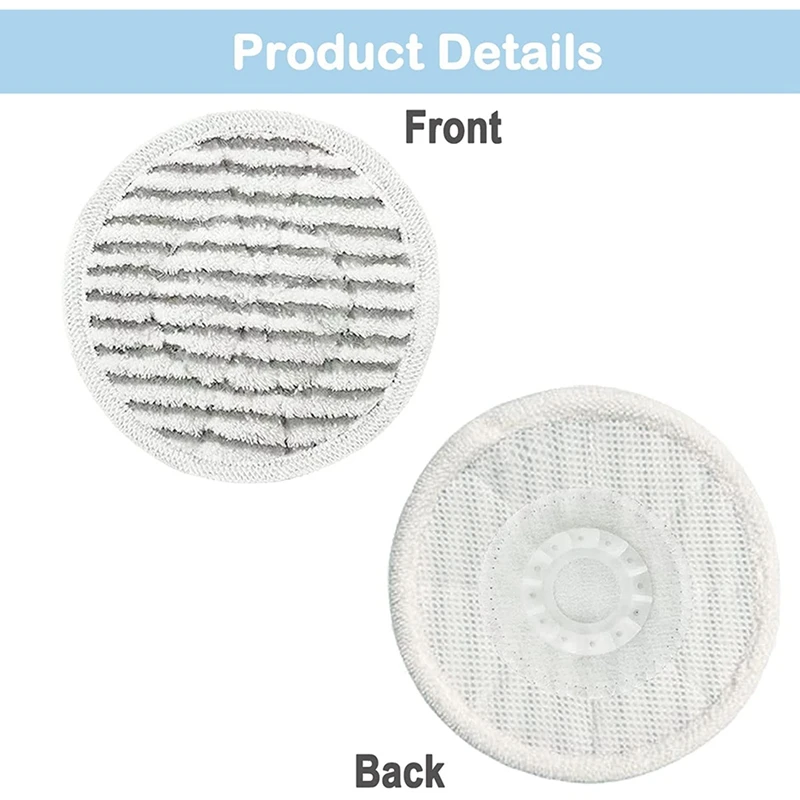 Almohadillas de repuesto para mopa de vapor, paquete de 12 almohadillas para Shark S7001, Shark S7000AMZ, S7000 S7001TGT S7201, promoción