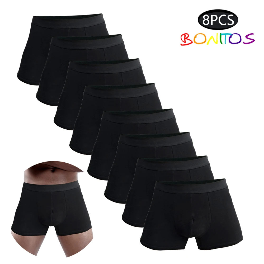 8pcs boxers underwear for man cotton Men\'s underpants sexy Mens panties breathable boxer shorts men fashion trunks