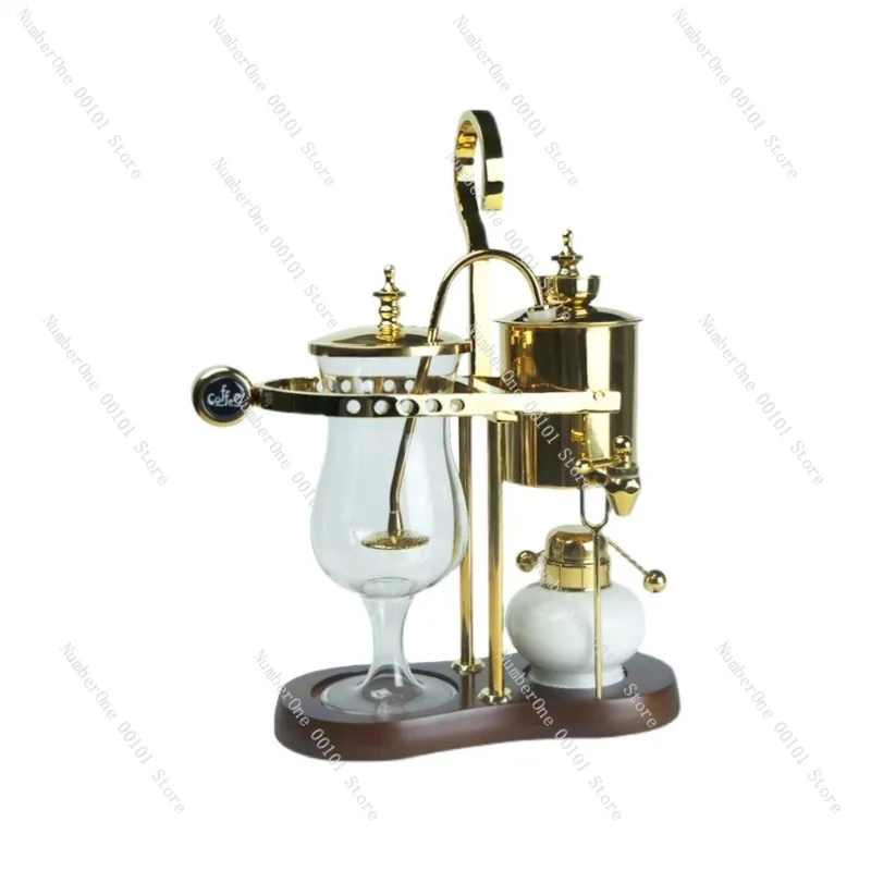 Siphon coffee maker Hand brewing coffee utensils Retro coffee machine Bean grinder set