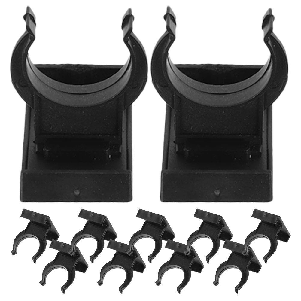 

12 Sets Cabinet Foot Accessories Toe Kick Plate Clips Cabinets Board Feet Black