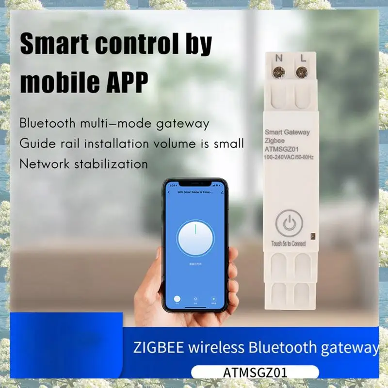 

New-Gateway ATMSGZ01 Умное реле таймера Реле таймера Мобильное приложение Домашняя направляющая с счетчиком энергии