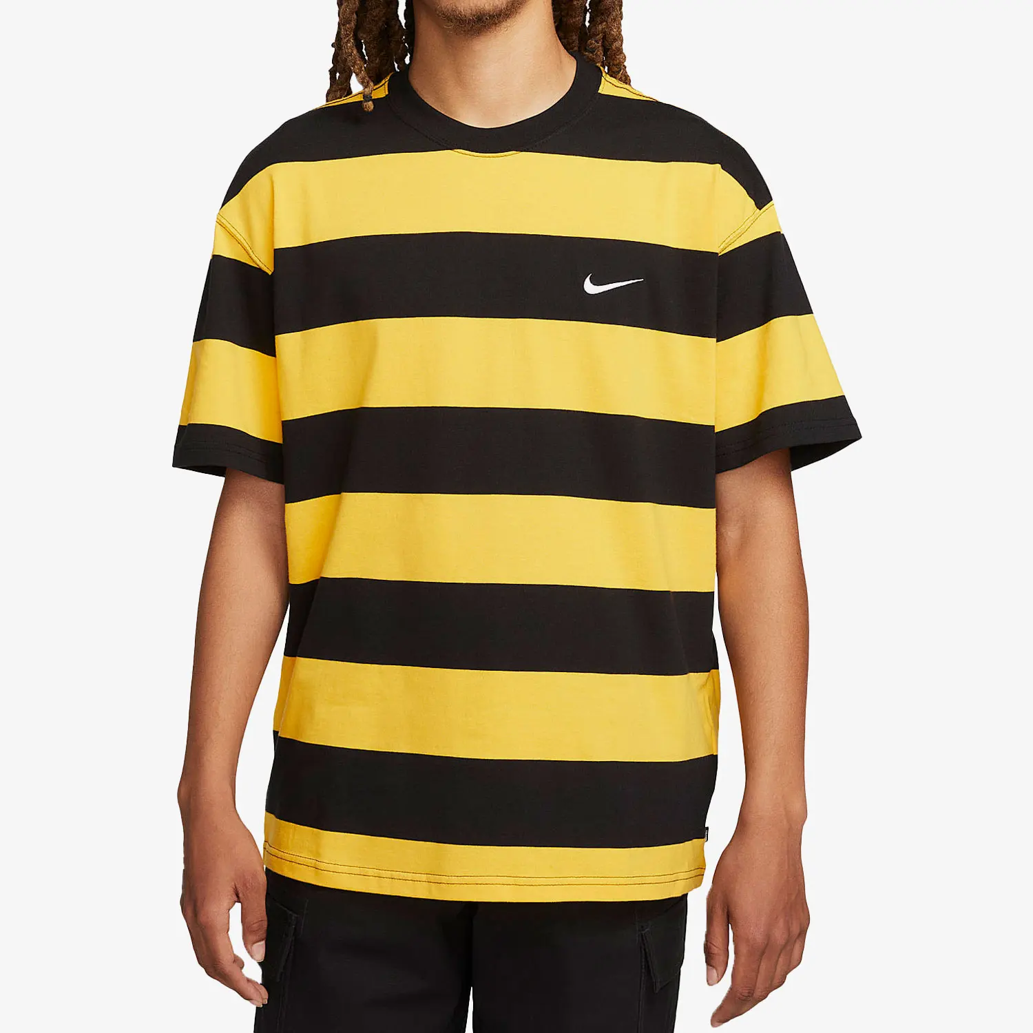 

Новая мужская футболка Nike Authentic с круглым вырезом, повседневная, в полоску, с коротким рукавом FB8151-739
