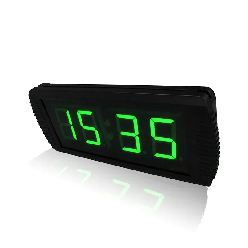 Hot Selling 4 Digits 3 Inch Green Color Electronic Smart LED Gym Sport Fitness Countdown Clock