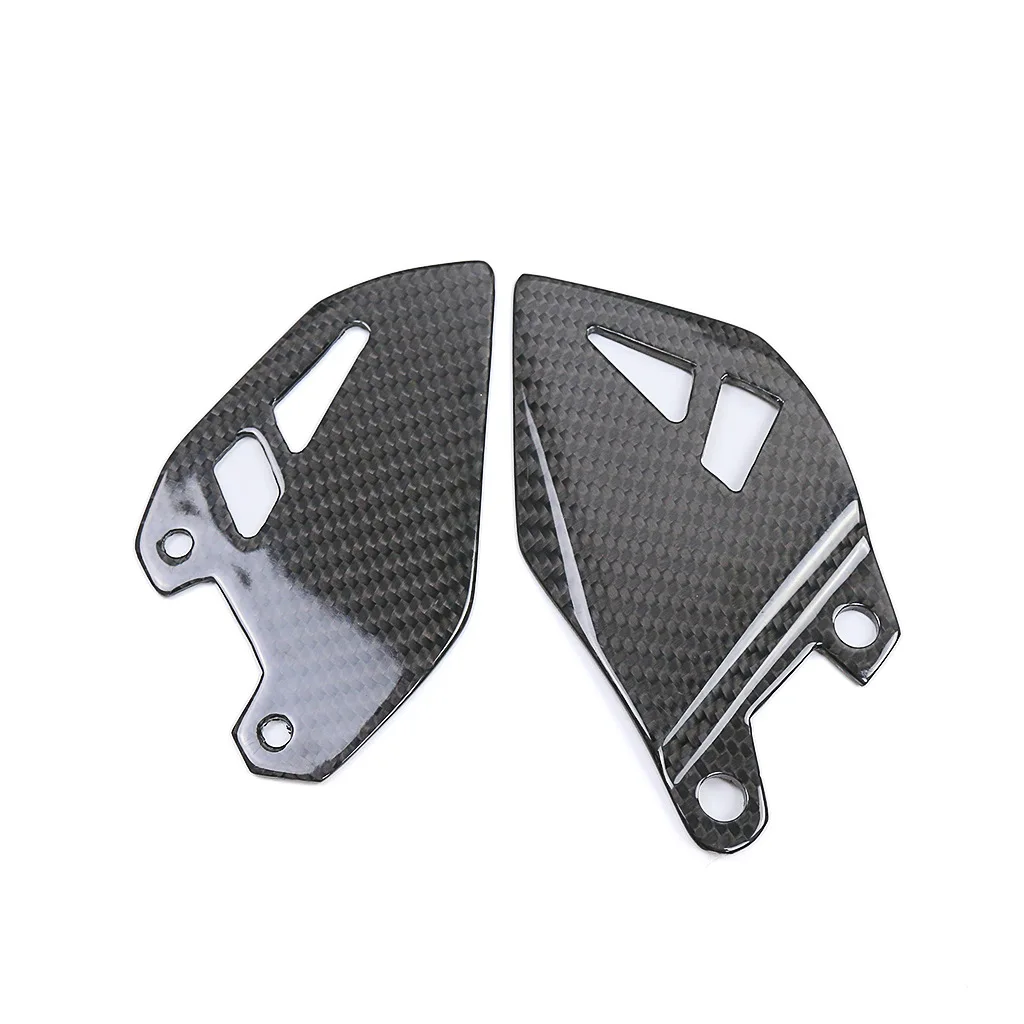 

Suitable for Kawasaki Kawasaki Z-H2 motorcycle modified carbon fiber shell pedal wings, rear heel plate