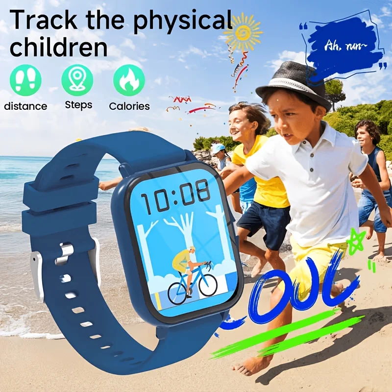 Fashion Smartwatch 1.83-Inch Full-Screen Touch for Men/Women, Wireless Calling, Call Reminder, Rejection, Message Notifications, Pedometer, Wireless Music, Multiple Sports Modes, Gift for Couples, Parents, Friends