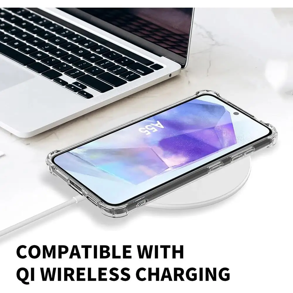 삼성 갤럭시 A55 소프트 TPU 실리콘 투명 케이스, 뒷면 커버, 삼성 갤럭시 A35, A25, A15, A05, 4G, 5G